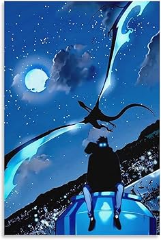 Anime Solo Leveling Sung Jin Woo Poster Vintage Poster Dekoratif