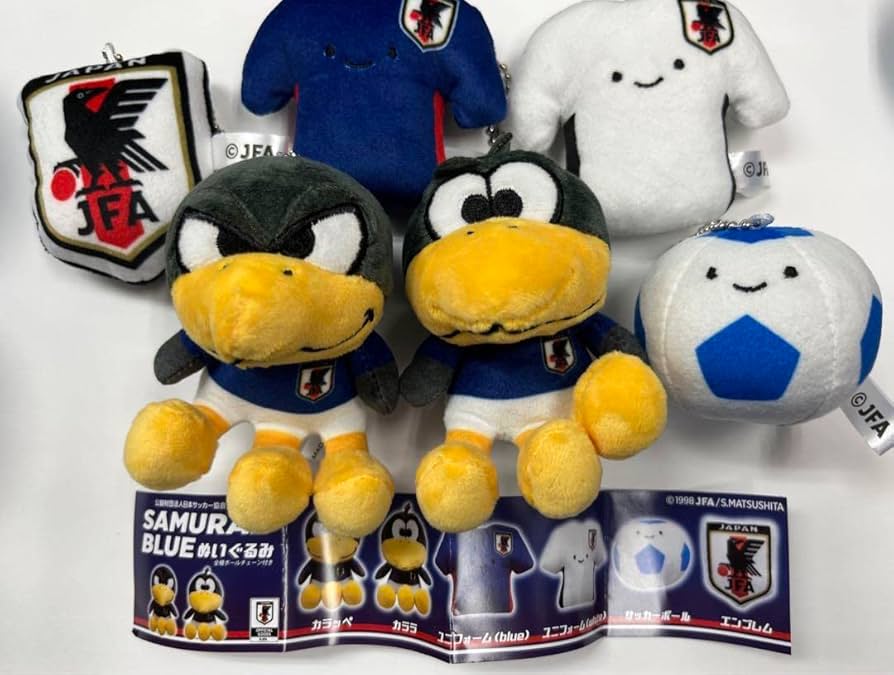Amazon.co.jp: 日本代表 ガチャ フルコンプ SAMURAI BLUE ぬいぐるみ