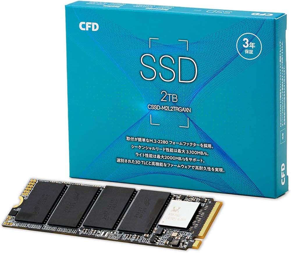 Amazon | シー・エフ・デー販売 CFD RGAX シリーズ M.2 NVMe (2TB) 3D