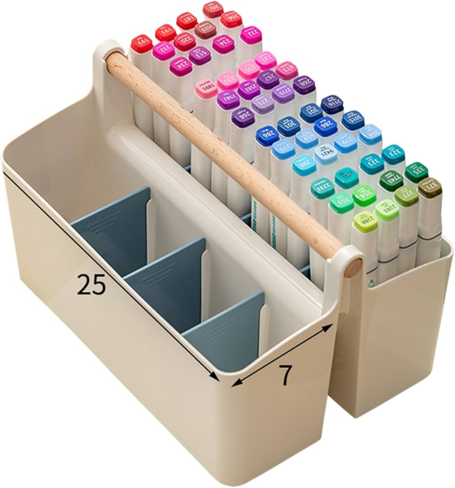 Amazon.co.jp: [ASY]ペン立て 手提げ式 取っ手付き ペンスタンド