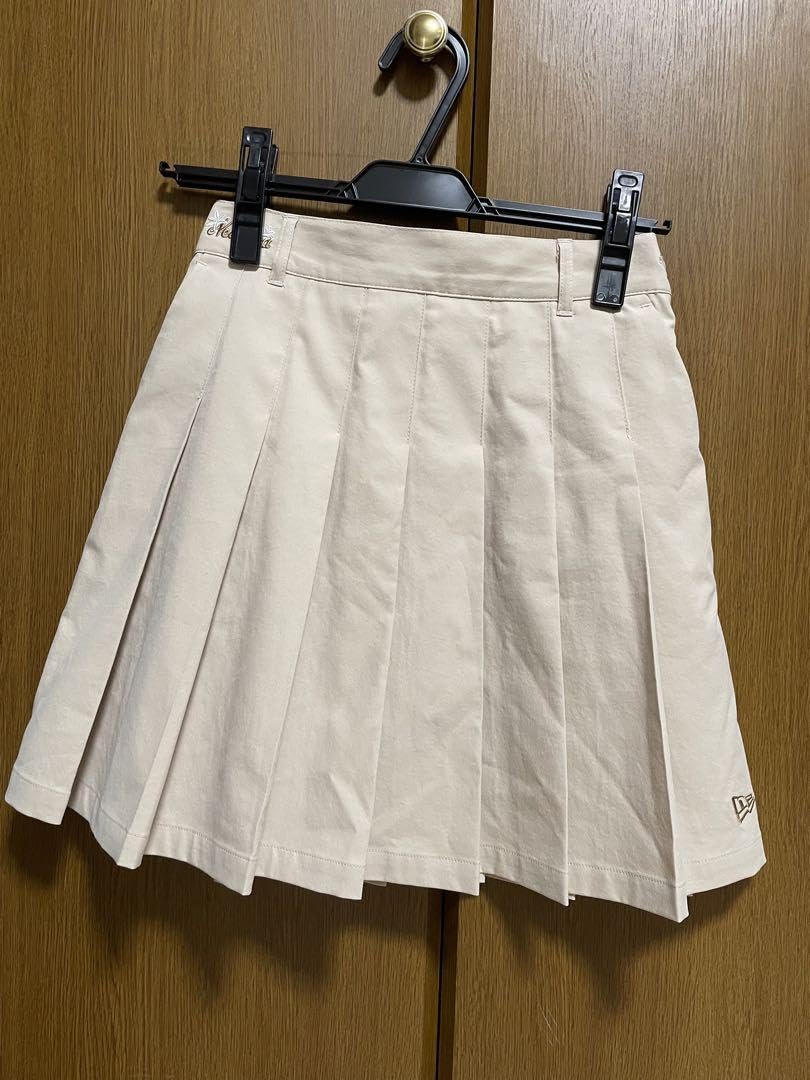 Amazon.co.jp: NEW ERA ニューエラ ゴルフ プリーツスカート ベージュ