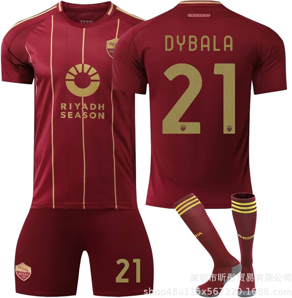 Amazon | [HALASRTB] ディバラ ユニフォーム 24-25年 ローマ サッカー