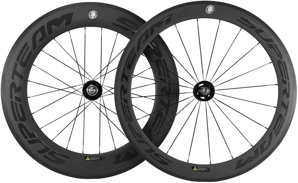 Amazon | SUPERTEAM 固定ギアバイクホイールセット60 / 88mmカーボン