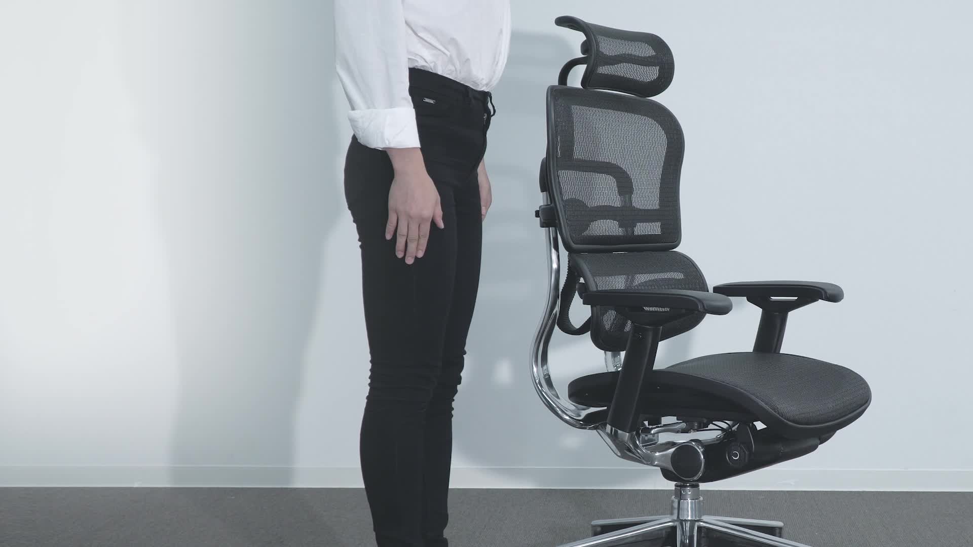 Amazon.co.jp: エルゴヒューマン ベーシック オフィスチェア ブラック