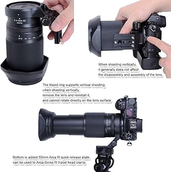 Amazon | iShoot レンズリング式三脚座、 Nikon Z 28-400mm F4-8 VR