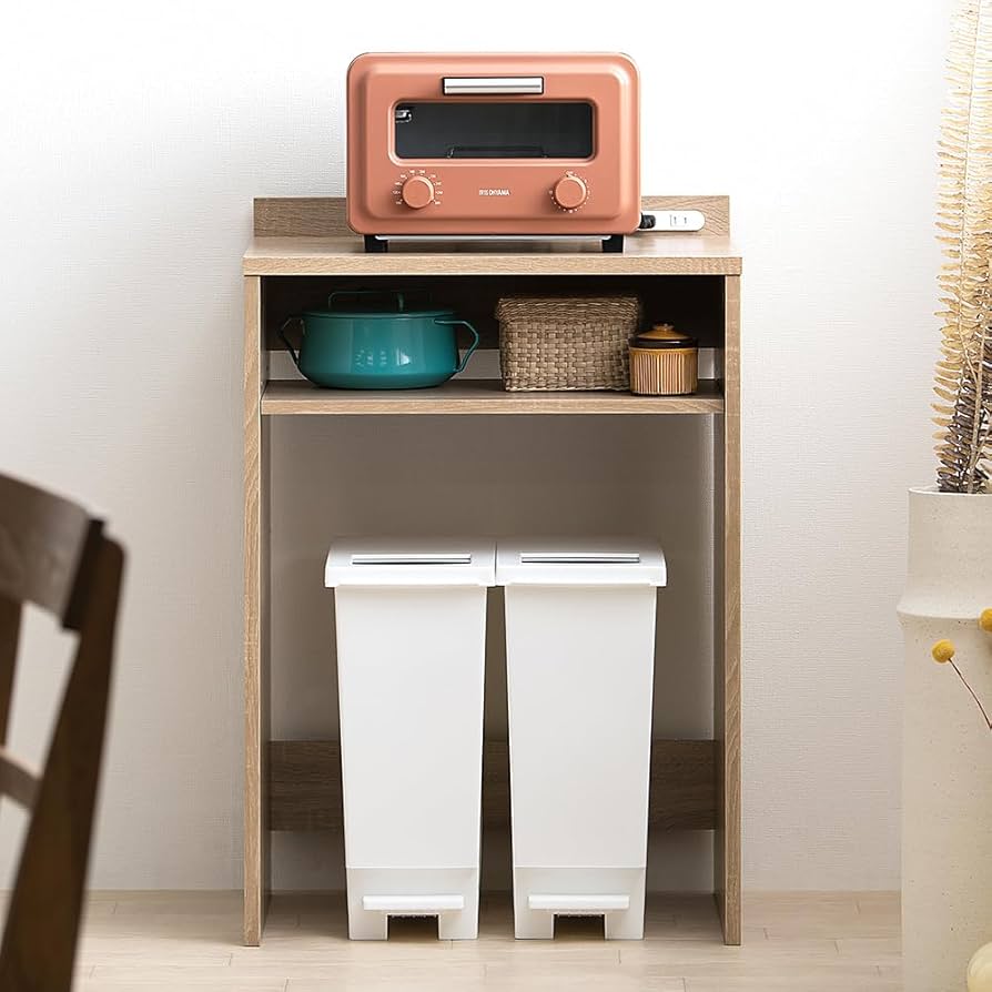 Amazon.co.jp: アイリスオーヤマ ゴミ箱上ラック ゴミ箱 上収納 収納