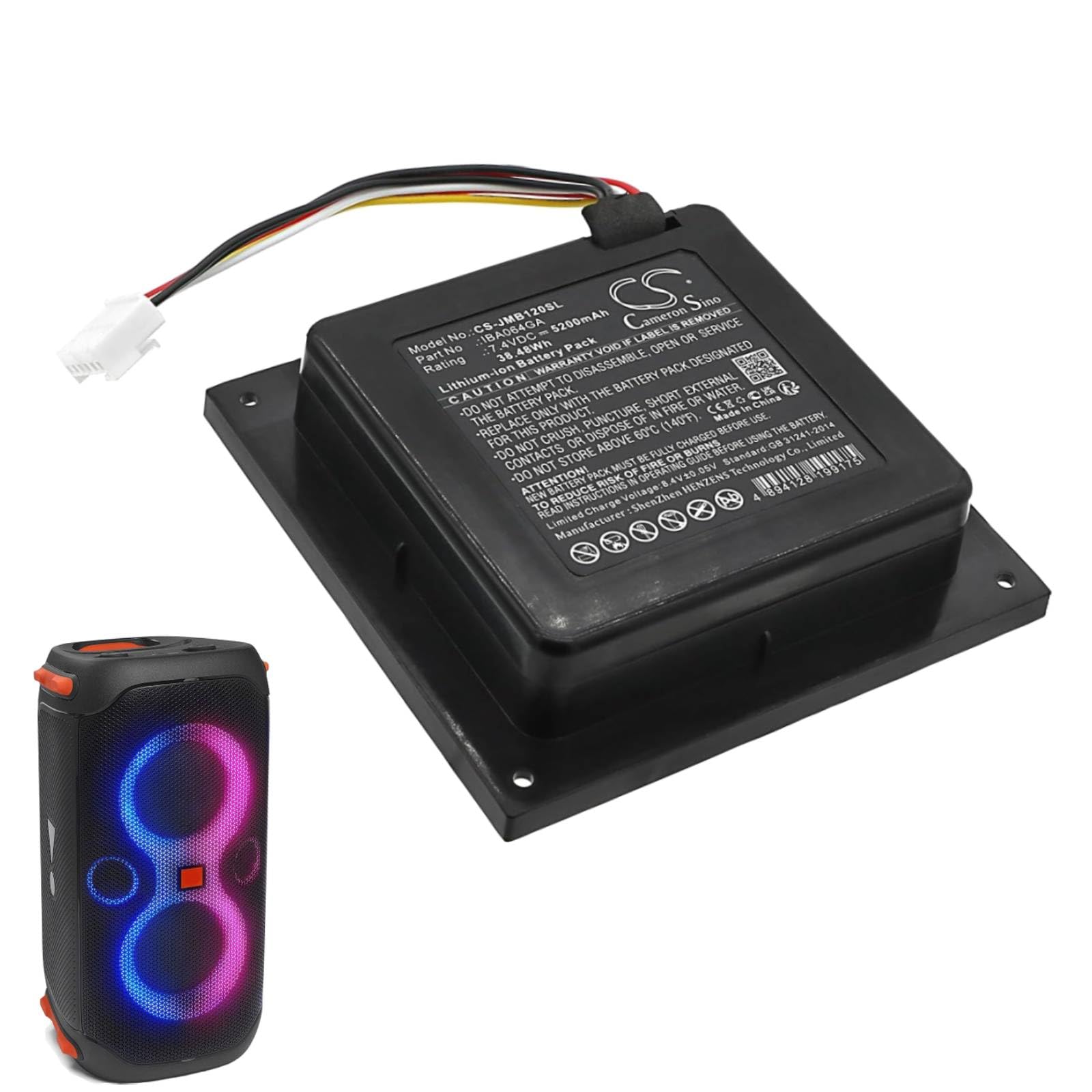 Amazon.com: JIAJIESHI Replacement Battery Fit for JBL PartyBox 110