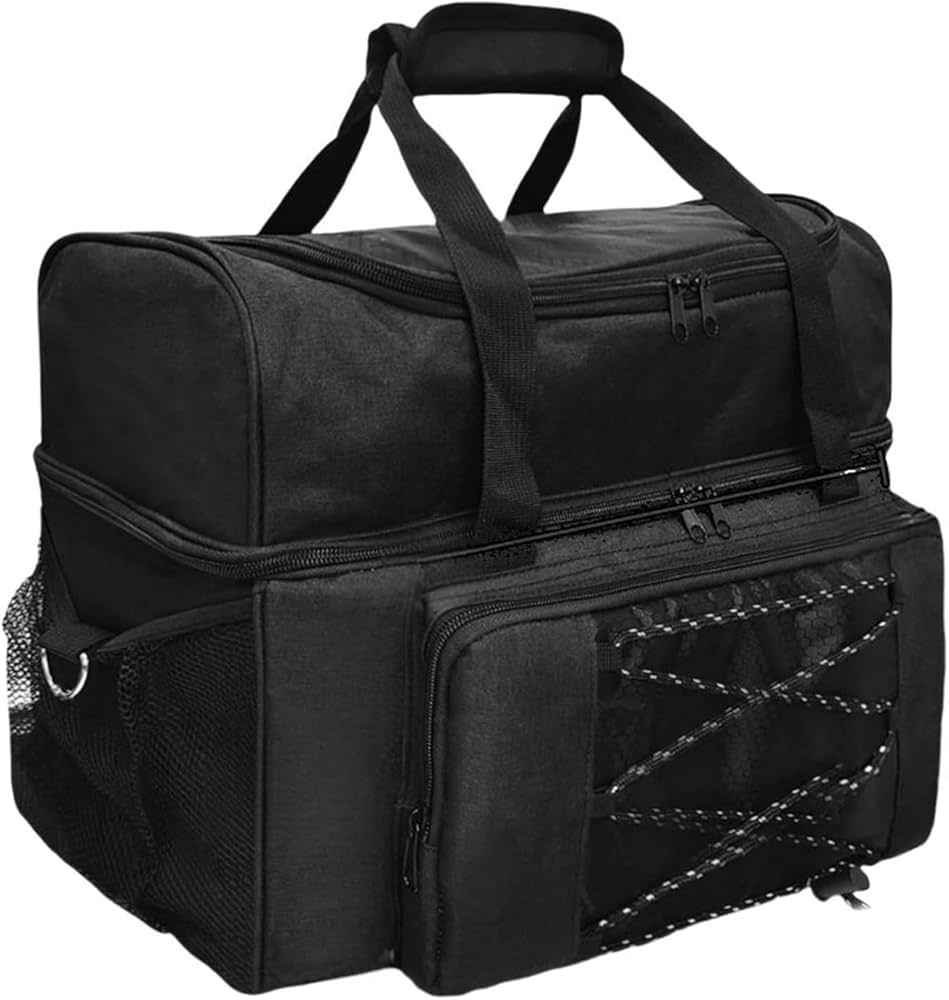 Amazon | ボウリング バッグ 2個用 ボーリングバック シューズ収納付き