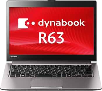 Amazon.co.jp: 【中古】 東芝 dynabook R63/D ノートパソコン Core i5