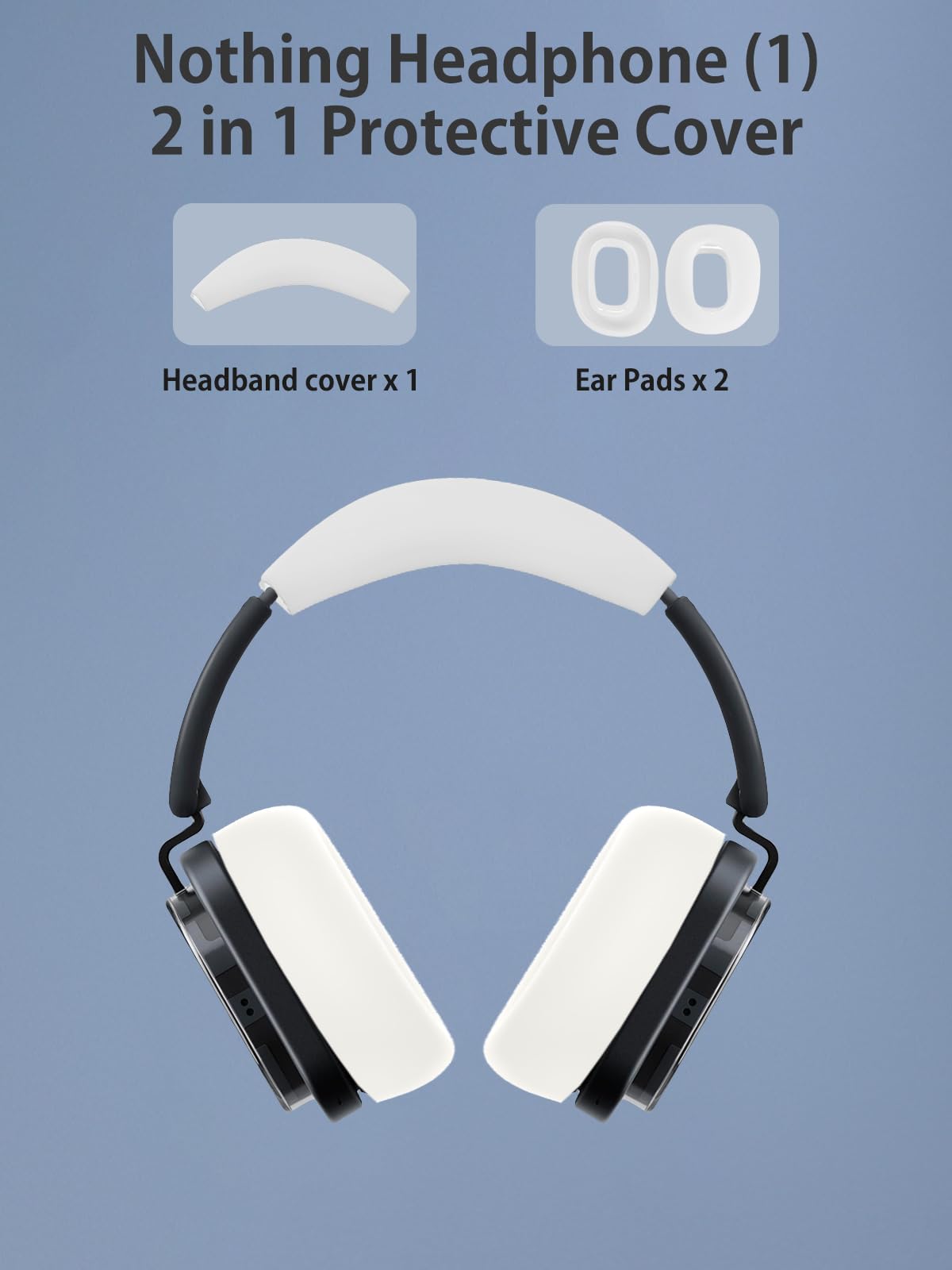 Amazon.com: [2Sets] for Nothing Headphone (1) Case Cover,NOUKAJU