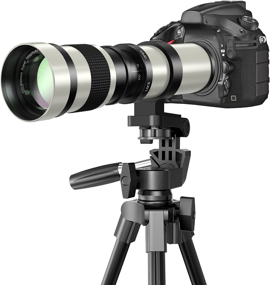 Amazon.co.jp: Lightdow 望遠レンズ420-800mm f/8.3 マニュアルズーム