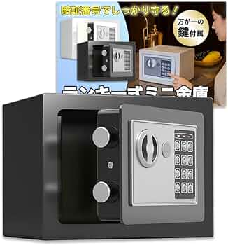 Amazon.co.jp: Nicheez 【日本語説明書付】ミニ 金庫 小型 鍵付き