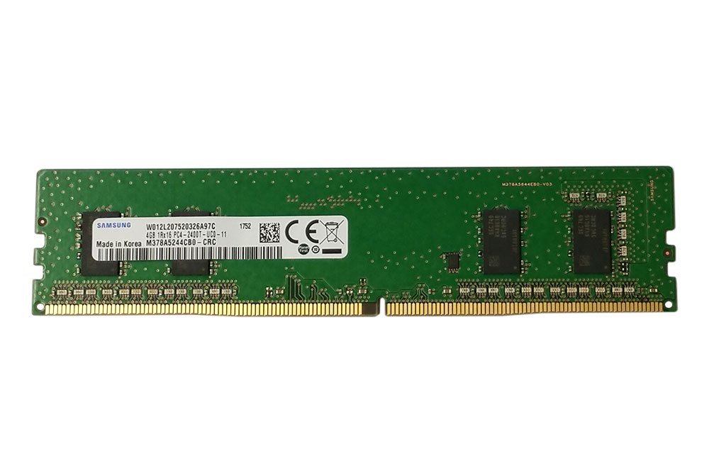 SAMSUNG 4GB DDR4 PC4-19200, 2400MHZ, 288 PIN DIMM, 1.2V, CL 17