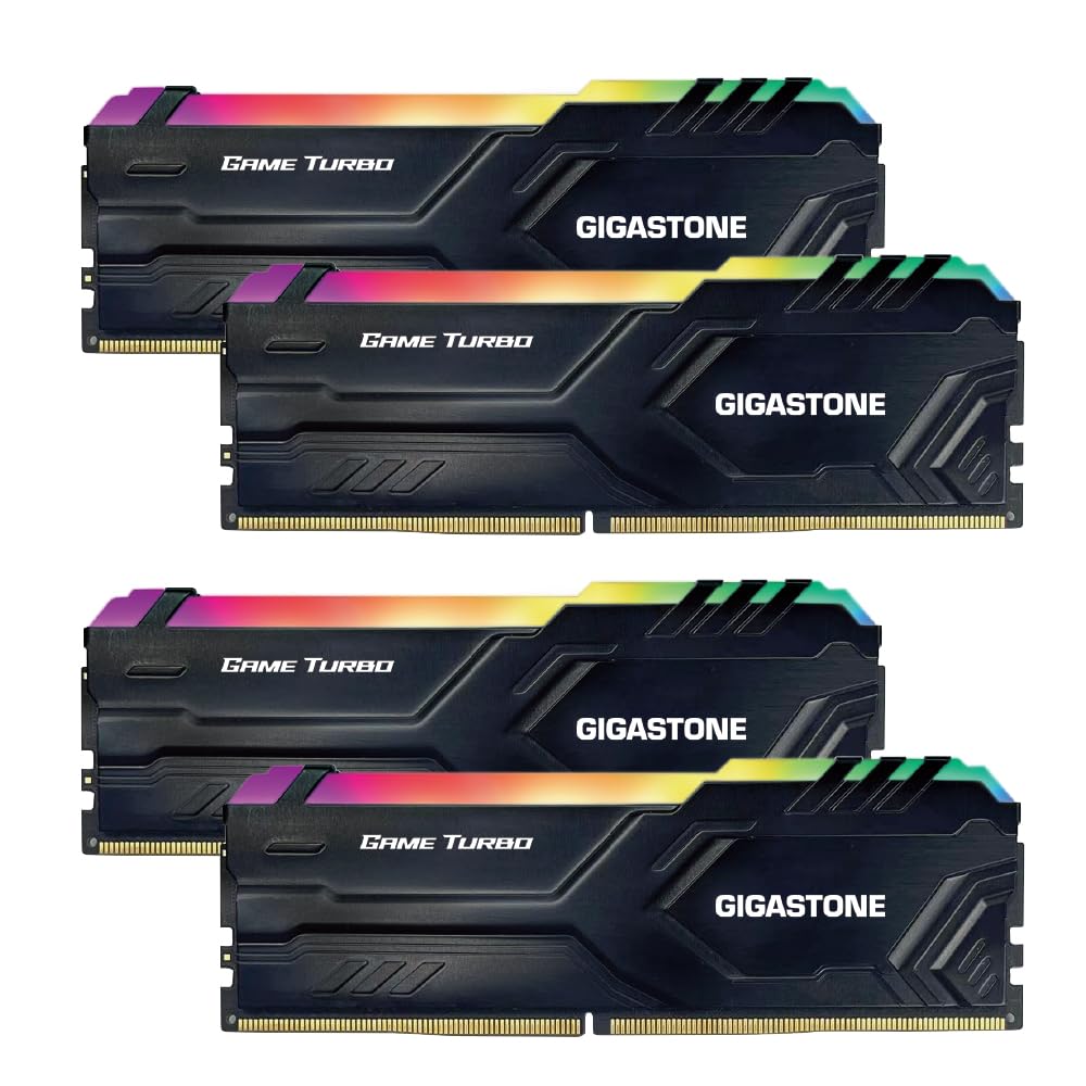 Amazon.co.jp: 【発光型 DDR4】GIGASTONE Game TURBO 16GBx4枚 (64GB