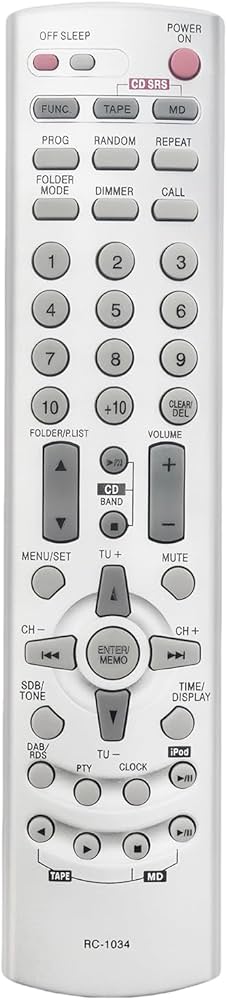 Amazon | RC-1034 リモコン交換用 Denon AVレシーバー DRA-F102 RCD