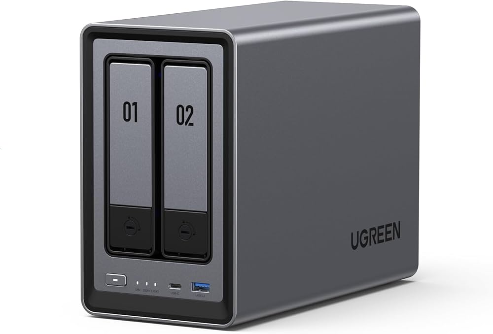 UGREEN NASync DXP2800 2-Bay Desktop NAS, Intel N100 Quad-core CPU