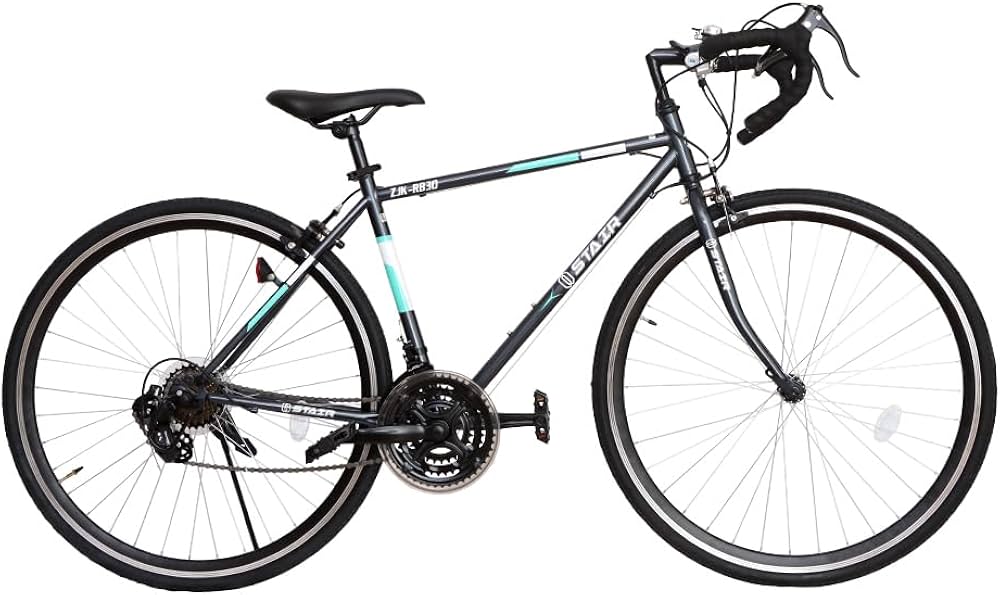 Amazon | ロードバイク 自転車 シマノ21段変速 700C 2WAYブレーキ