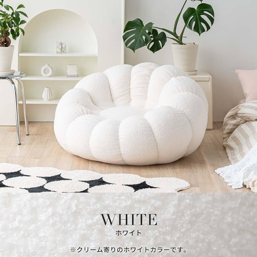 Amazon.co.jp: smoo ビーズクッション 1人掛けソファ ポケット付き