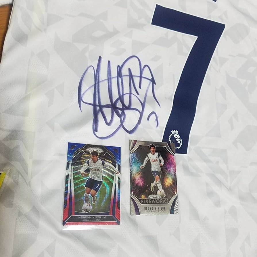 Amazon.co.jp: 孫 興民 ソンフンミン直筆サイン入り トッテナム 20/21