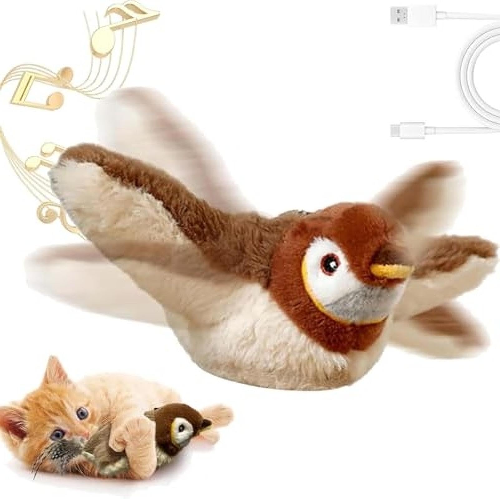 Amazon.co.jp: 2025 ピョンピョンバード 猫, 猫 おもちゃ 鳥, homely