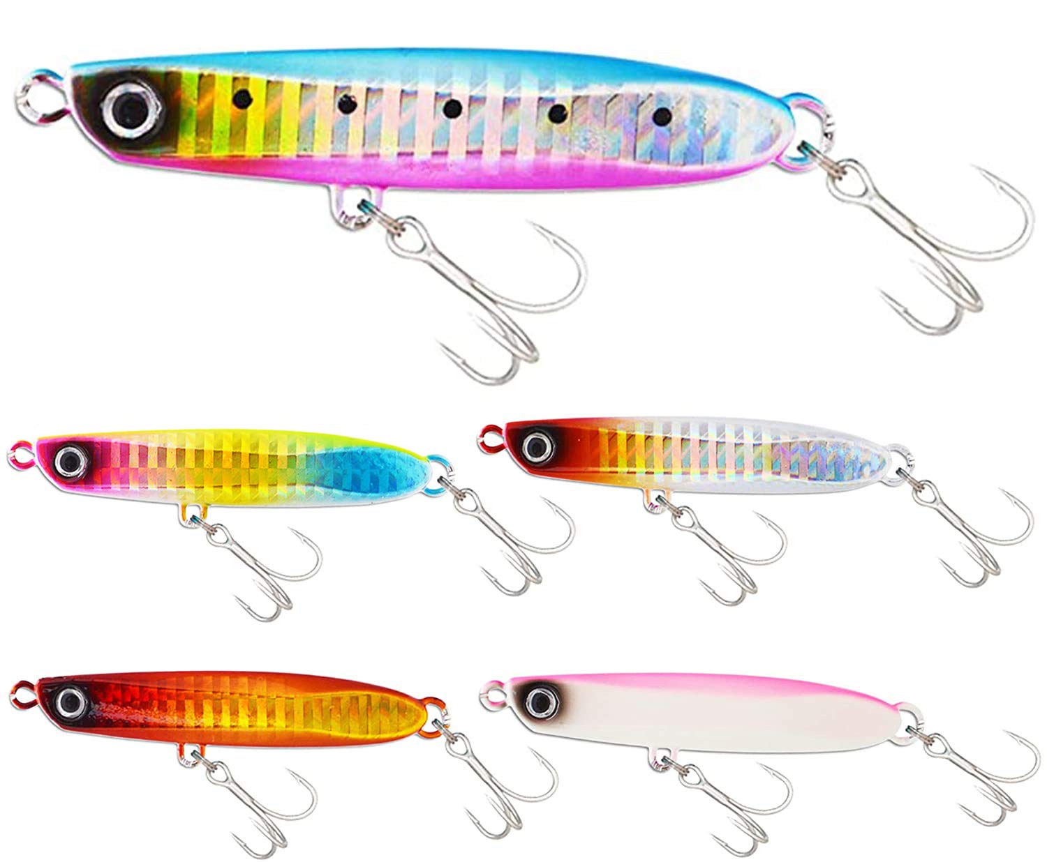 Amazon.co.jp: [青嵐ルアー] メタルジグ セット ヒラメ ルアー