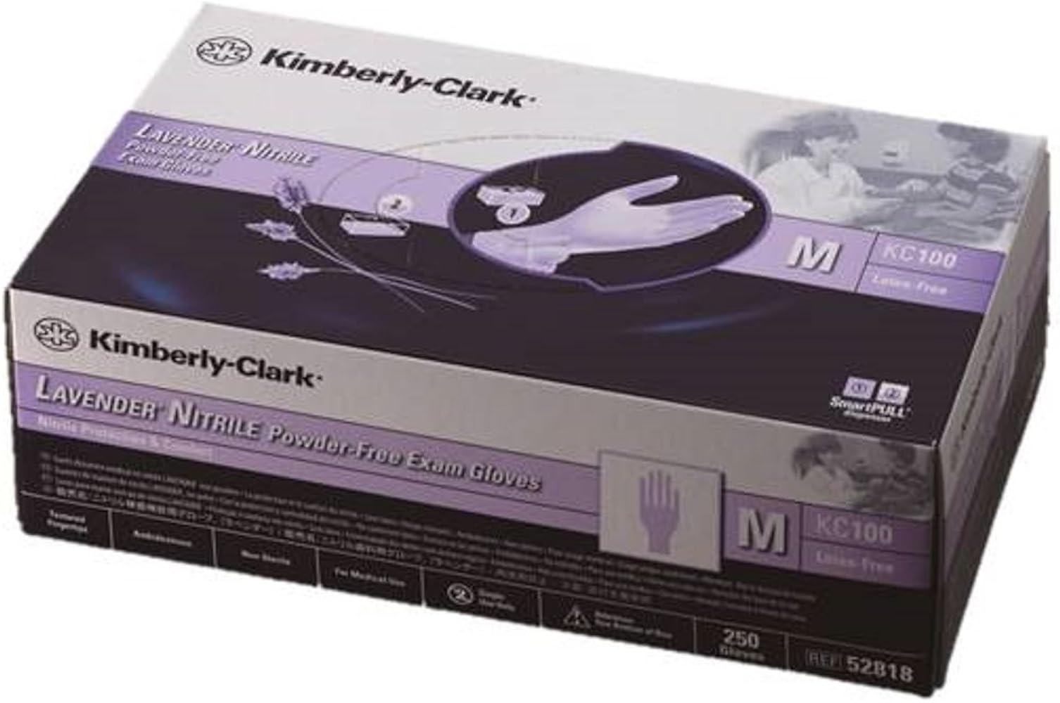 Amazon.co.jp: [キンバリークラーク] ラベンダー ニトリル グローブ S