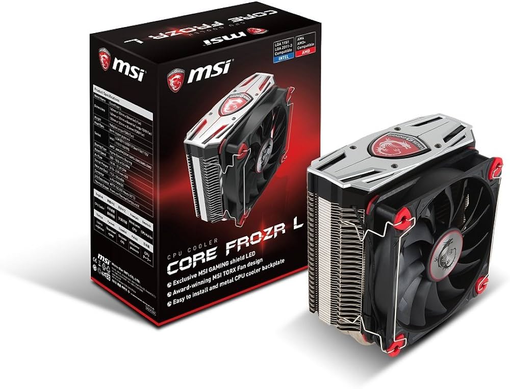 Amazon | MSI CORE FROZR L TORXデザイン 120mmCPUファン FN1065 CORE