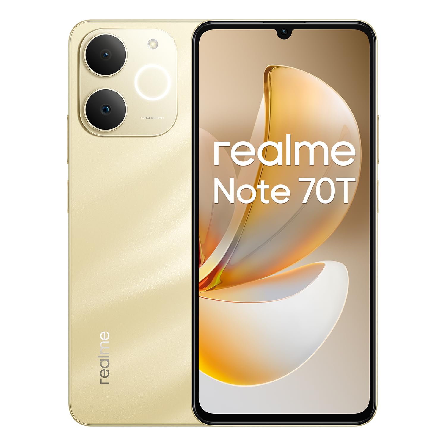 Amazon | realme Note 70T 4Gスマートフォン 4+256GB、6.75インチ画面