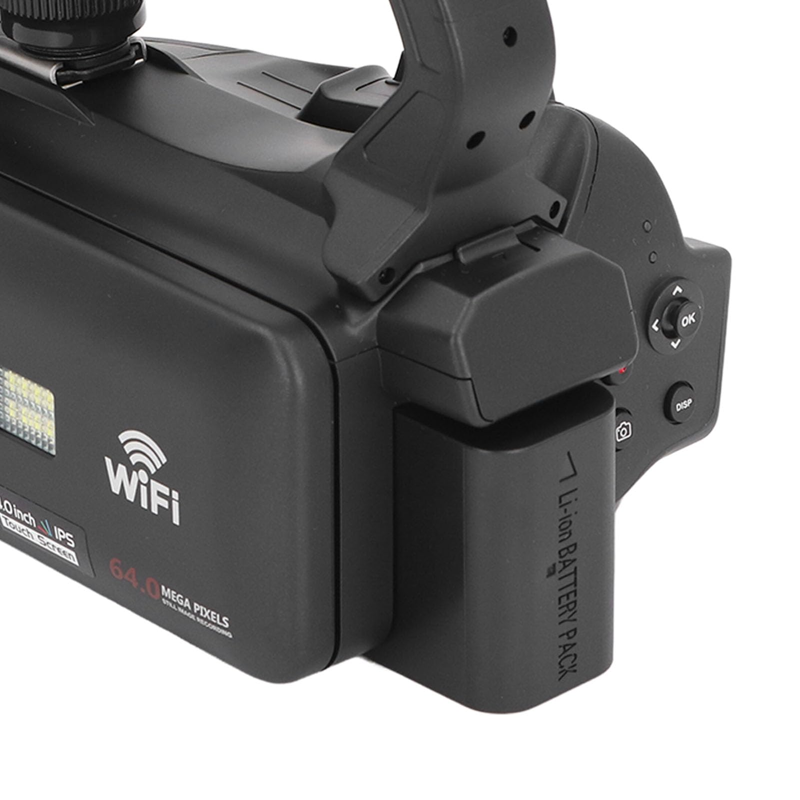 Amazon | ビデオカメラ 4K 64MP 18x デジタル ズーム ビデオ カメラ、4