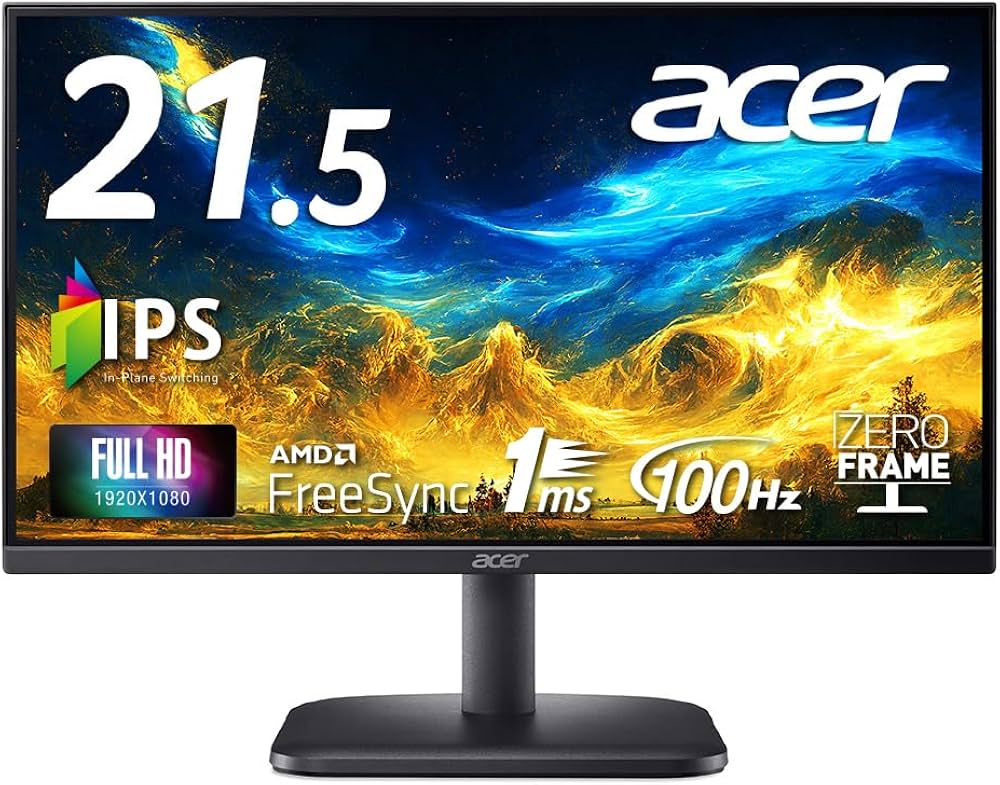 Amazon.co.jp: Acer スタンダードモニター 21.5インチ IPS フルHD