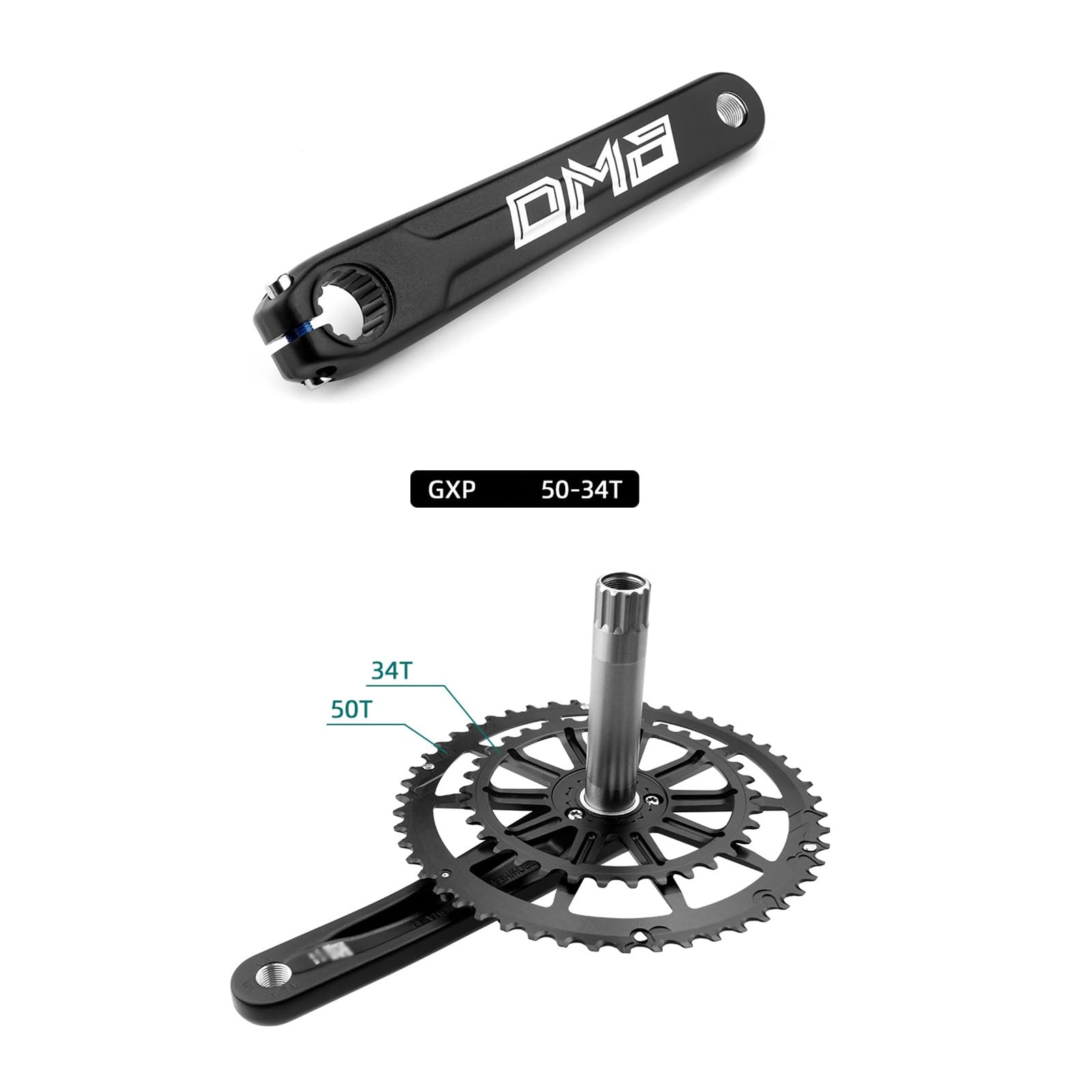 Amazon | ロードバイククランクセット PW-BB68 中空統合クランクセット