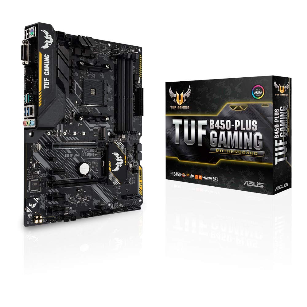 Amazon | ASUS TUF B450-PLUS GAMING motherboard Socket AM4 ATX AMD
