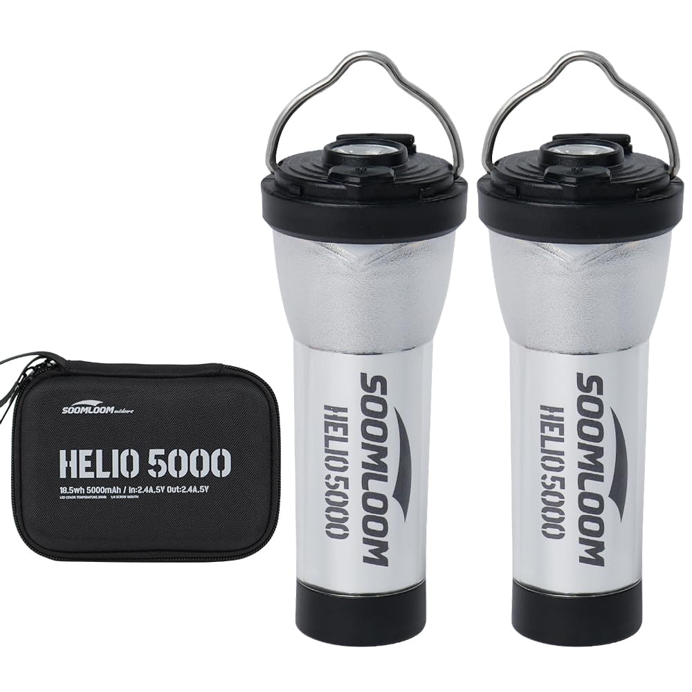 Amazon.co.jp: SoomloomキャンプランタンHelio5000懐中電灯2wayタイプ