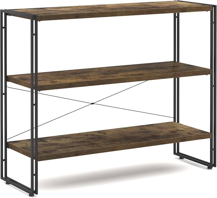 Amazon｜インテリア共和国 オープンシェルフ おしゃれ ラック 本棚