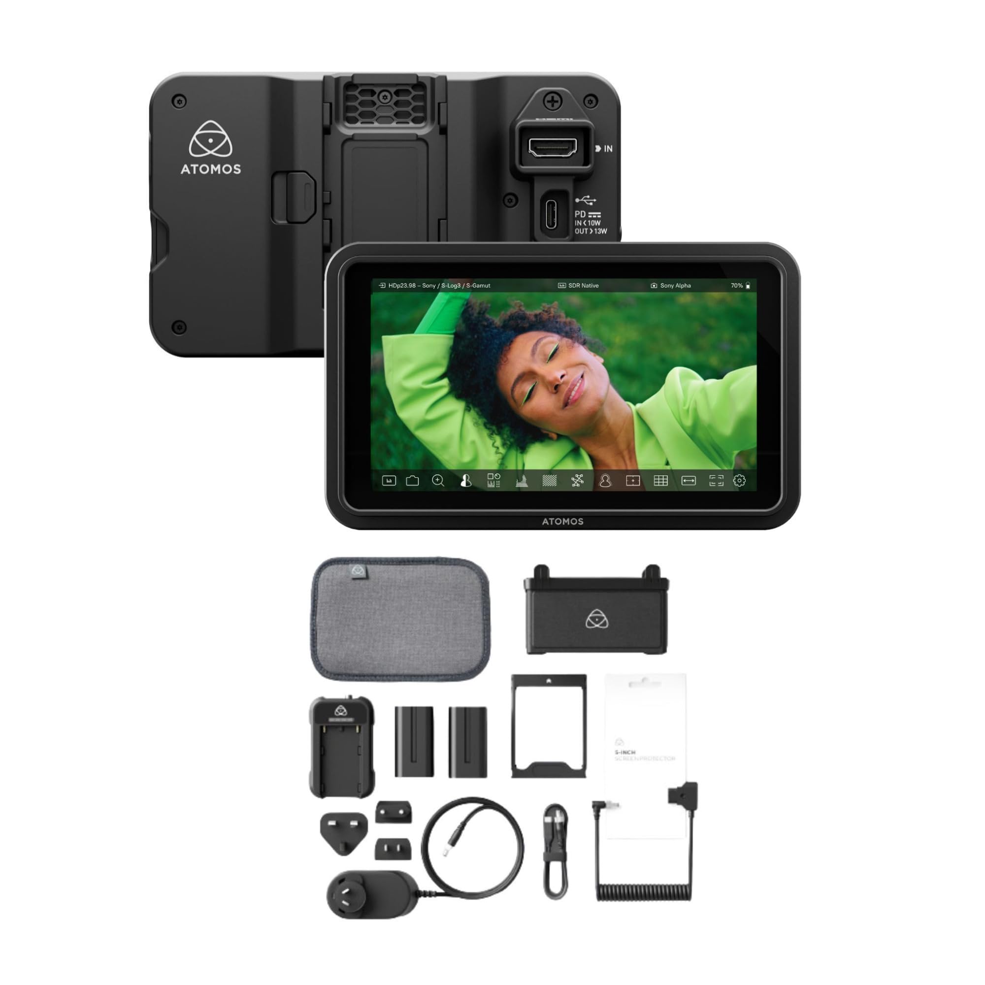 Amazon | Atomos Shinobi II HDMI 4Kモニター HDRタッチスクリーン