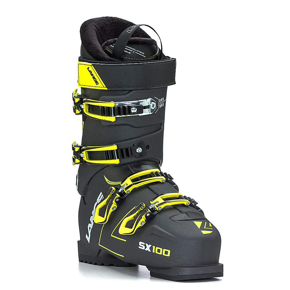 Lange SX 100 Ski Boots, Men, Anthracite/Yellow, 28.5: Buy Online