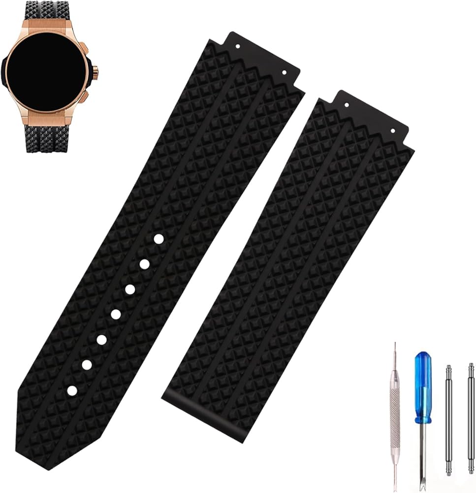 Amazon.com: MMBAY Big Bang Rubber 25mm Silicone Watch Bands