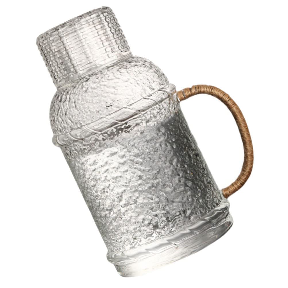 Amazon｜蓋付きガラスウォーターピッチャー：ガラスティーポット