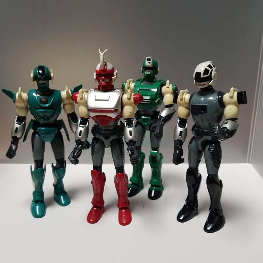 Amazon.co.jp: 電脳警察サイバーコップ フィギュア4体 : おもちゃ