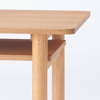 Amazon.co.jp: 無印良品 木製ミドルテーブル・オーク材 幅110×奥行55