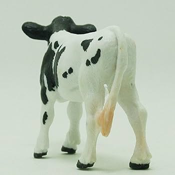 Amazon.co.jp: 子牛の像 - 耐久性のあるリアルなホルスタイン牛の