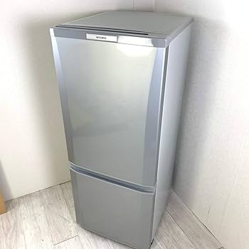 Amazon.co.jp: 三菱 146L 2ドア冷蔵庫(ピュアシルバー)MITSUBISHI MR