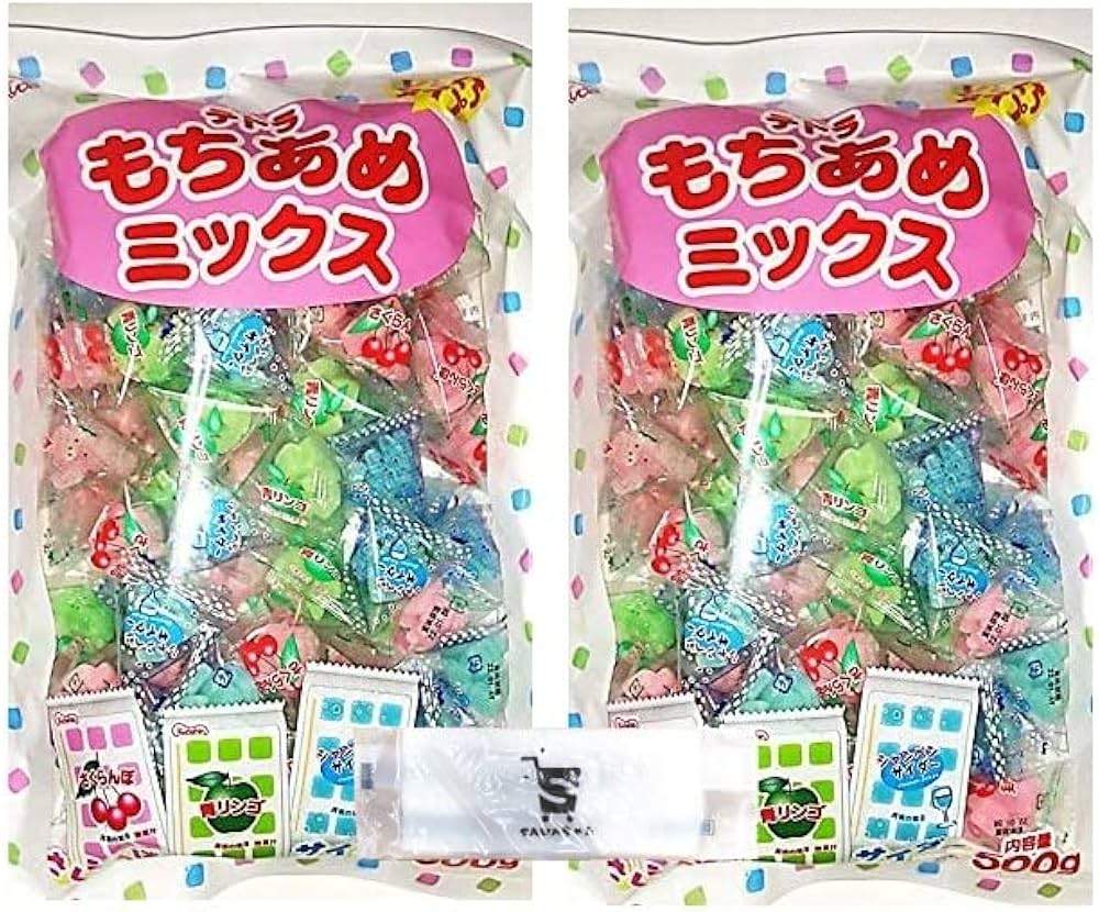 Amazon.co.jp: テトラ もちあめ ミックス 500g × 2袋 おしぼり付き