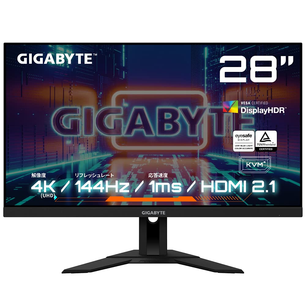 Amazon.co.jp: GIGABYTE ゲーミングモニター 28インチ UHD（4K