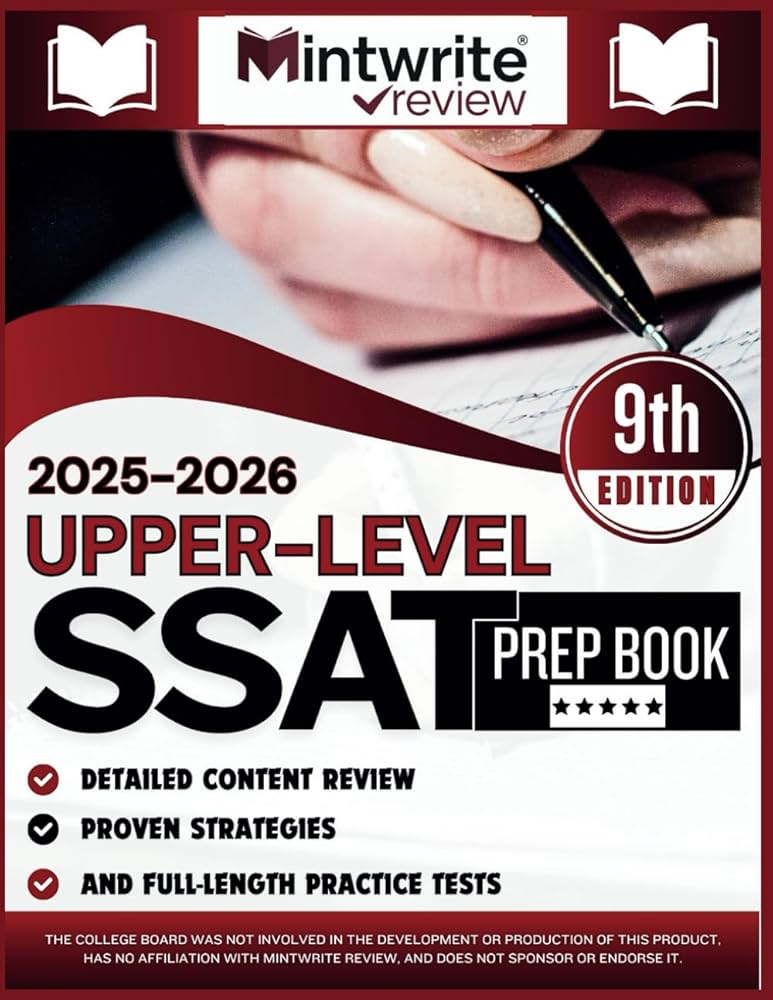 SSAT Upper-Level Prep Book 2025-2026: Detailed Content Review