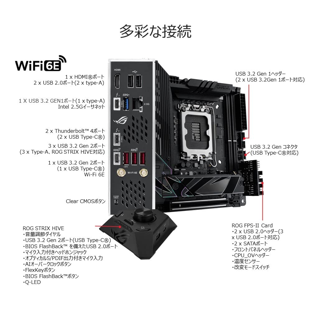 Amazon | ASUS ROG STRIX Z790-I GAMING WIFI intel 第14・13・12世代
