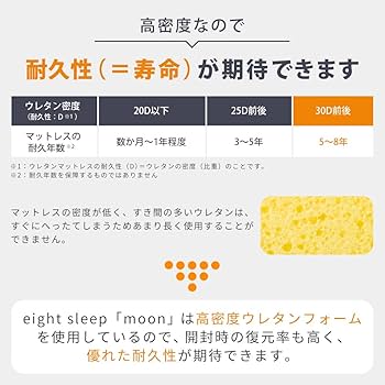 Amazon.co.jp: 昭和西川 ベッドマットレス eight sleep 【moon】 両面
