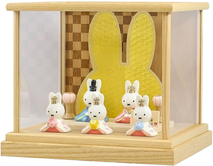 Amazon | 吉徳 雛人形 miffy ミッフィー 磁器 ひな人形 うさこ 親王 官