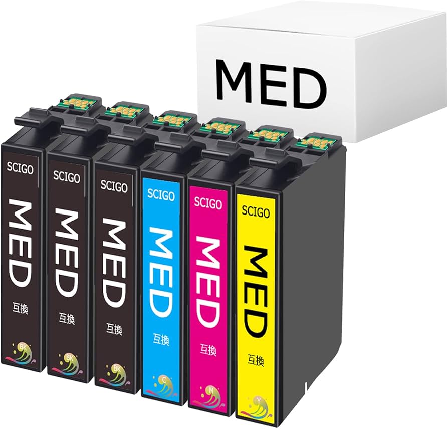 Amazon.co.jp: MED-4CL 日本製 エプソン用 インク MED メダマヤキ EW