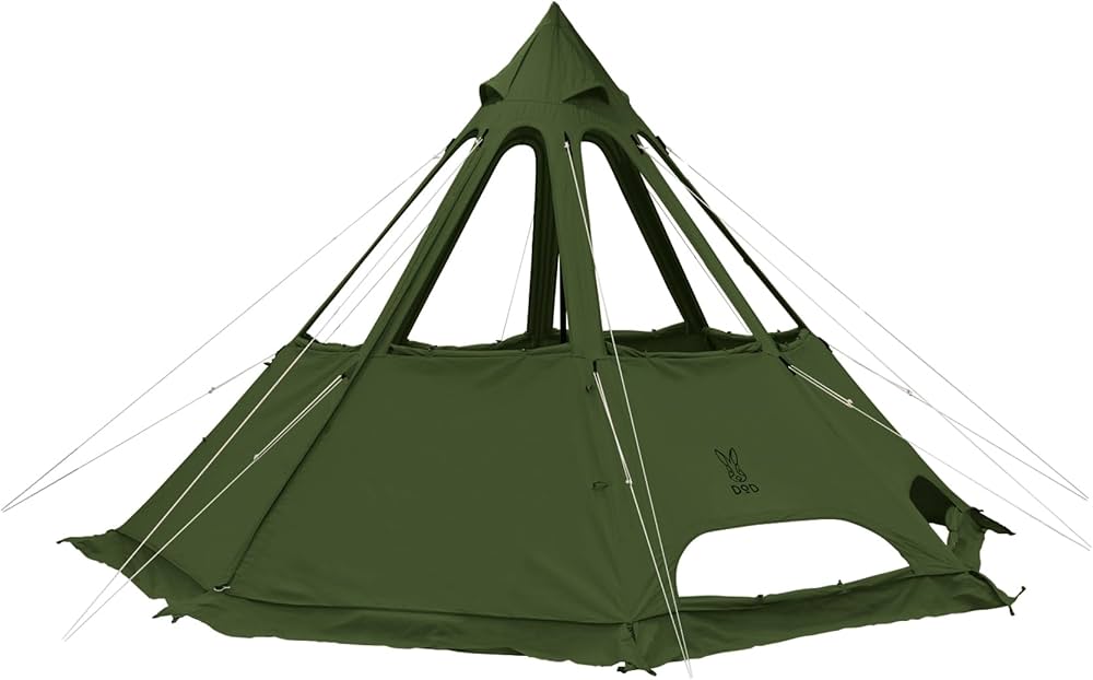 Amazon.co.jp: DOD(ディーオーディー) レンコンテント2M 中で焚き火が